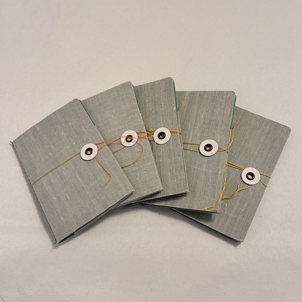 Anthropologie Mini Notebook Gift Card Holder Set of 5